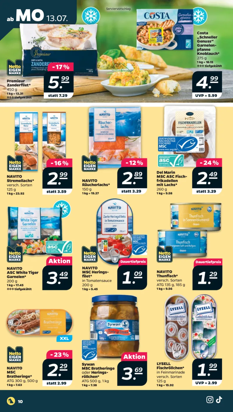 NETTO Supermarkt Prospekt vom 13.07.2026, Seite 10