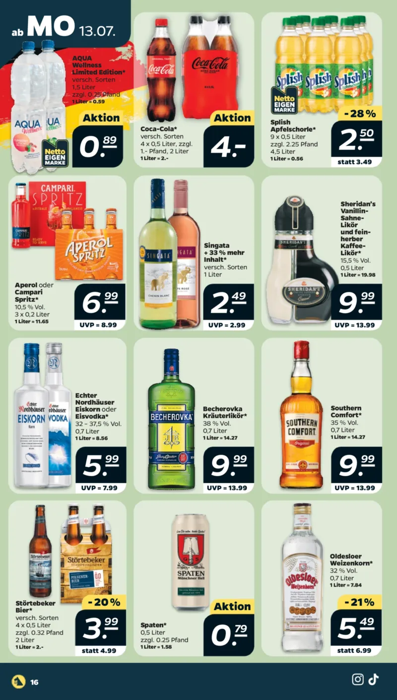 NETTO Supermarkt Prospekt vom 13.07.2026, Seite 16