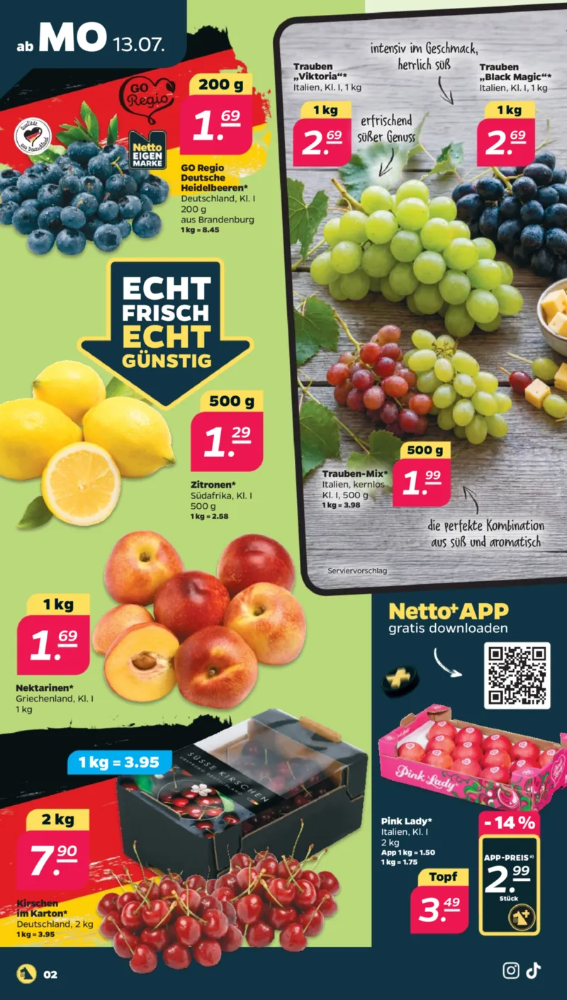 NETTO Supermarkt Prospekt vom 13.07.2026, Seite 2