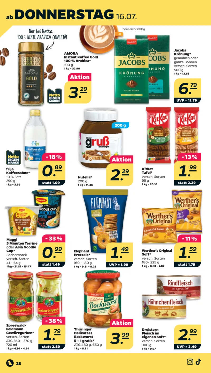 NETTO Supermarkt Prospekt vom 13.07.2026, Seite 32