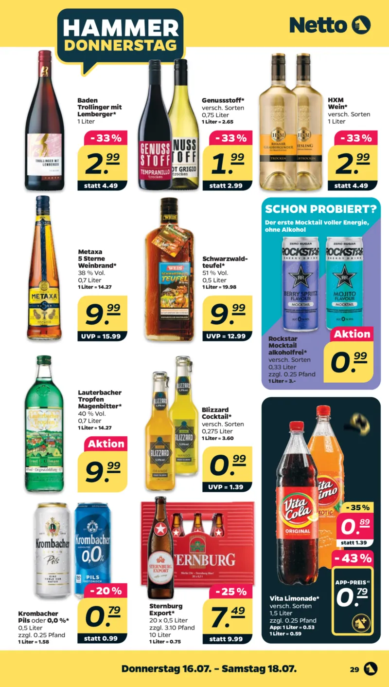 NETTO Supermarkt Prospekt vom 13.07.2026, Seite 33