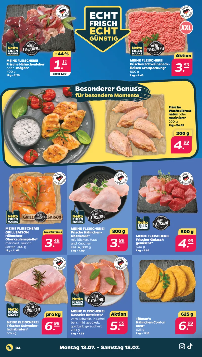 NETTO Supermarkt Prospekt vom 13.07.2026, Seite 4