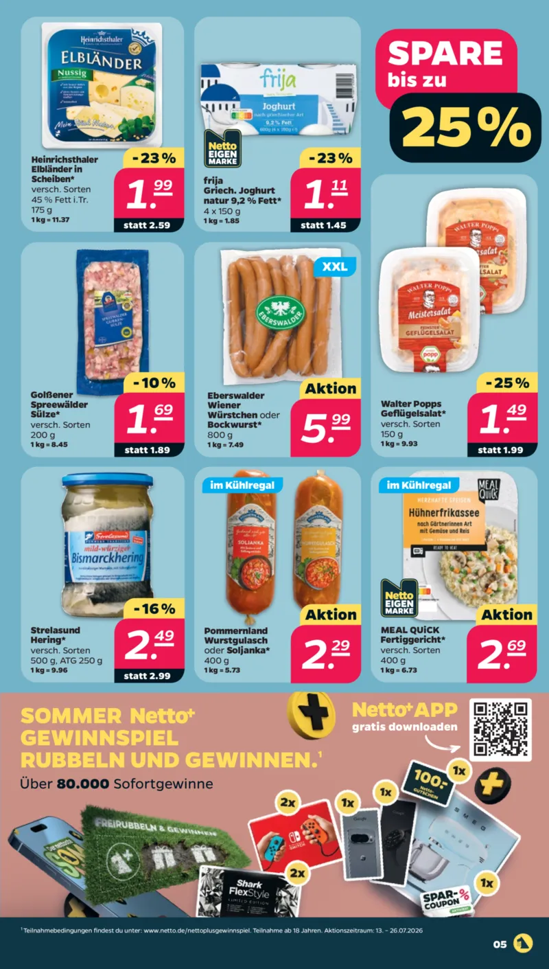 NETTO Supermarkt Prospekt vom 13.07.2026, Seite 5
