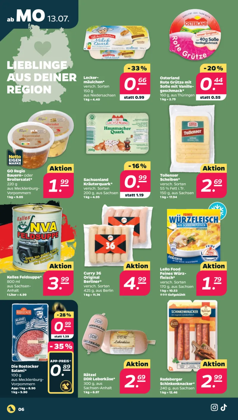 NETTO Supermarkt Prospekt vom 13.07.2026, Seite 6