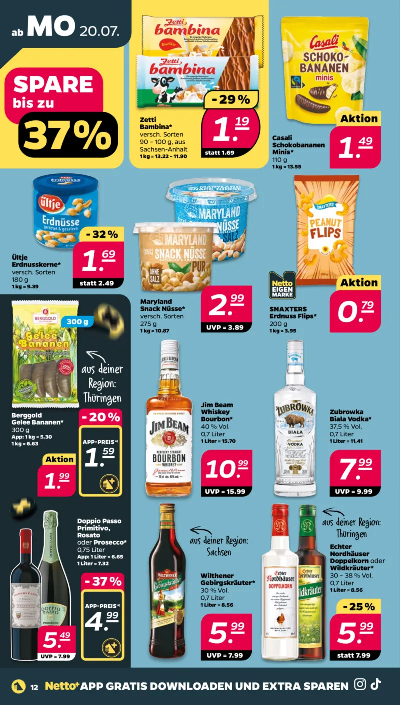 NETTO Supermarkt Prospekt vom 20.07.2026, Seite 12