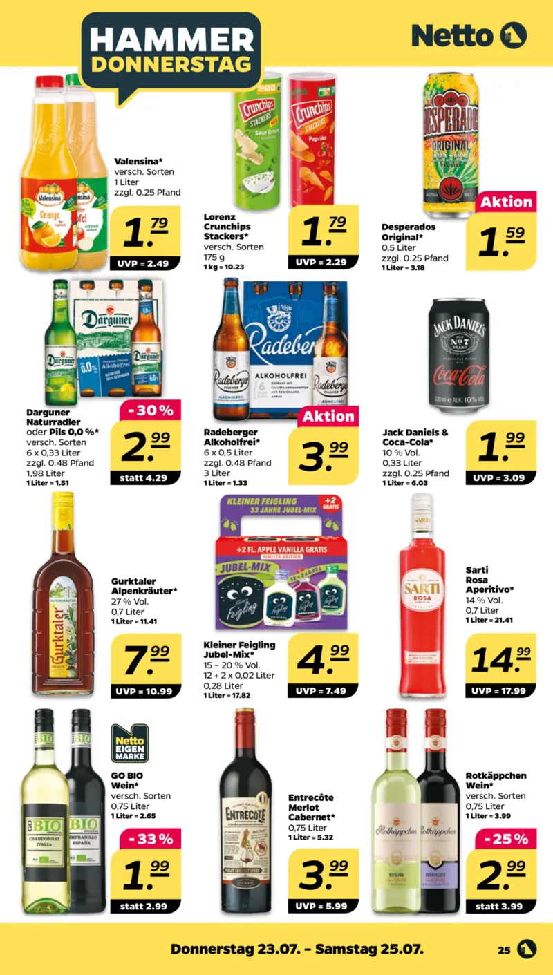 NETTO Supermarkt Prospekt vom 20.07.2026, Seite 29