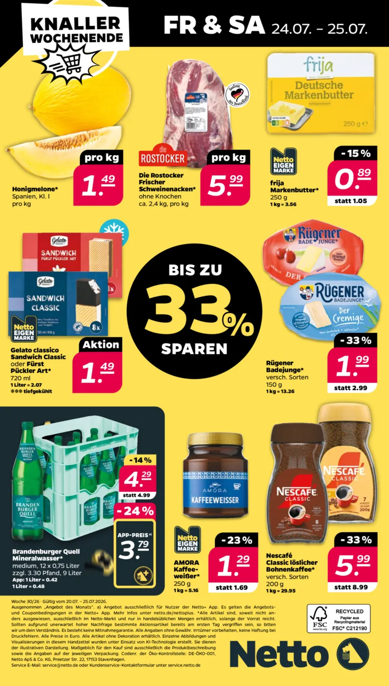 NETTO Supermarkt Prospekt vom 20.07.2026, Seite 32