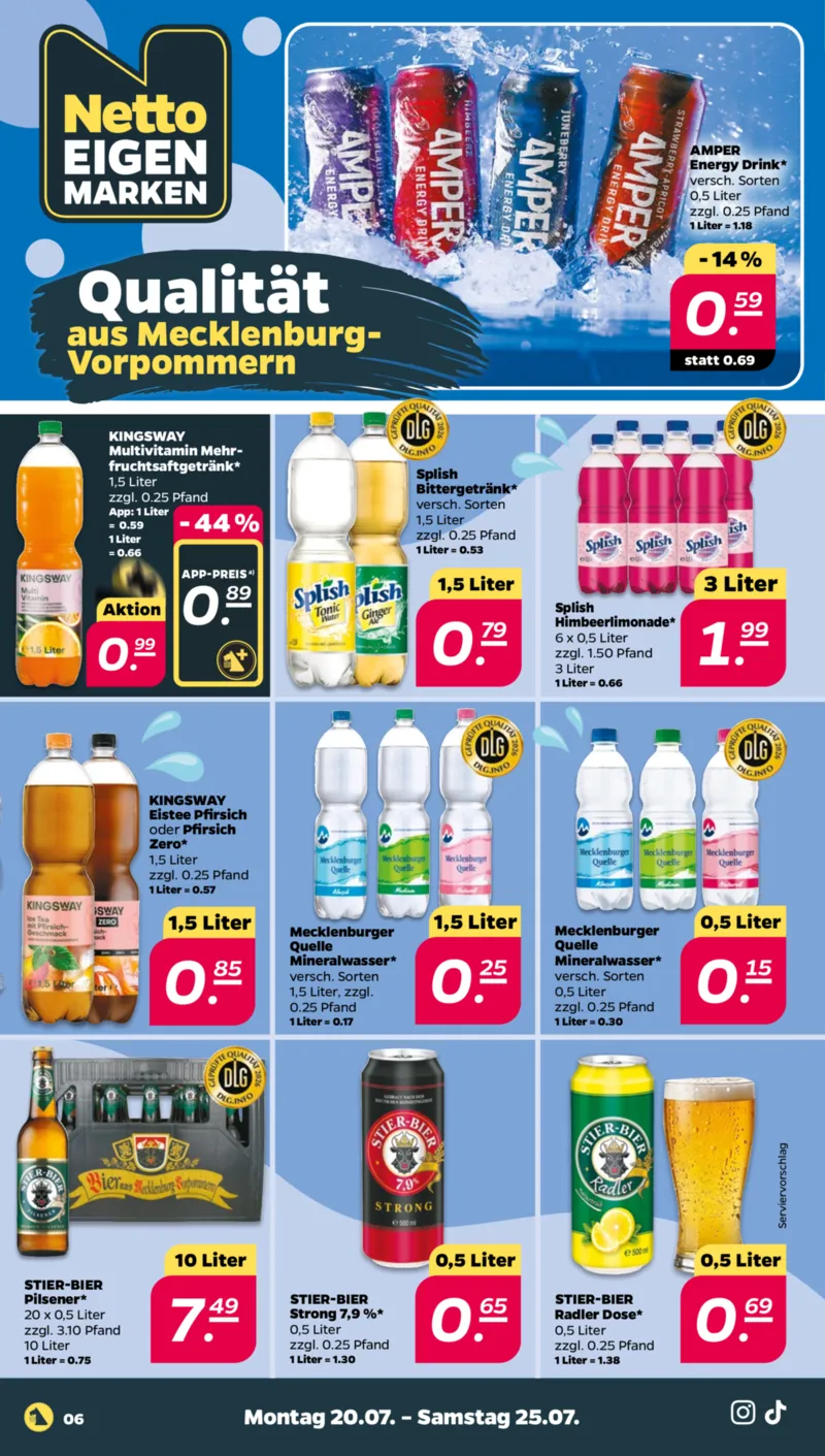 NETTO Supermarkt Prospekt vom 20.07.2026, Seite 6