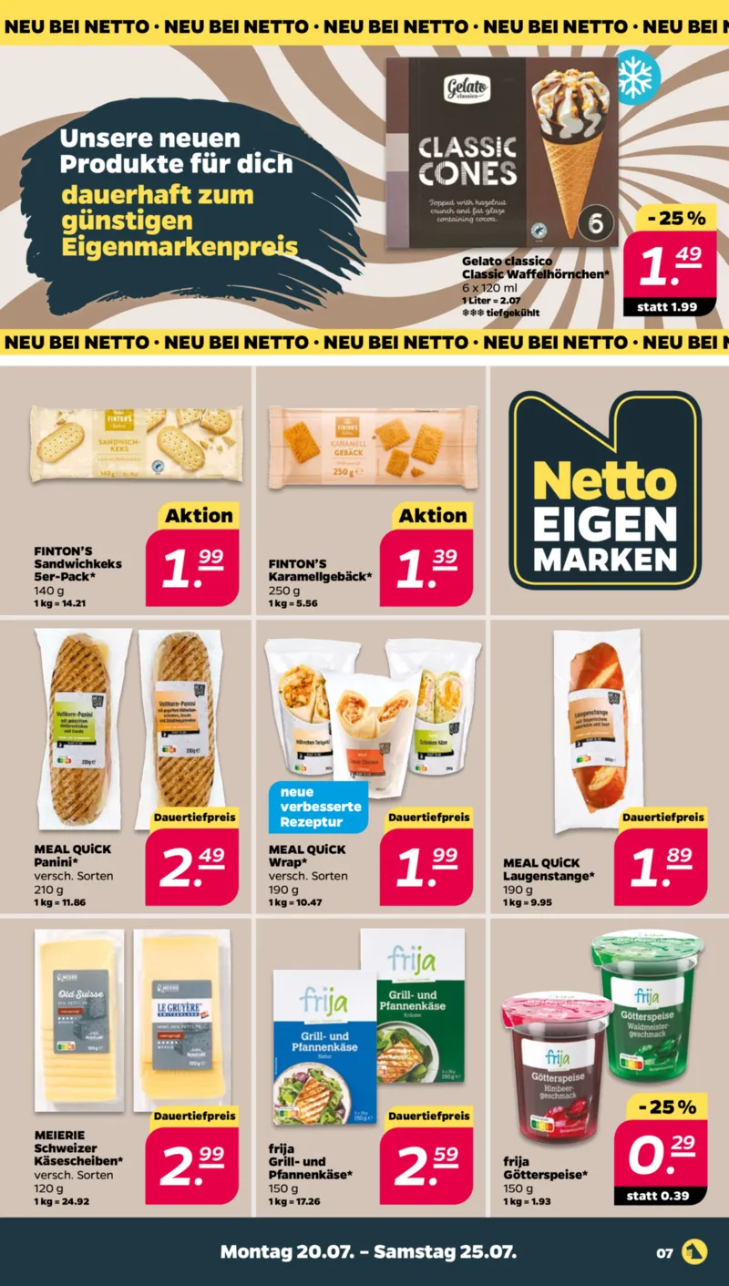 NETTO Supermarkt Prospekt vom 20.07.2026, Seite 7