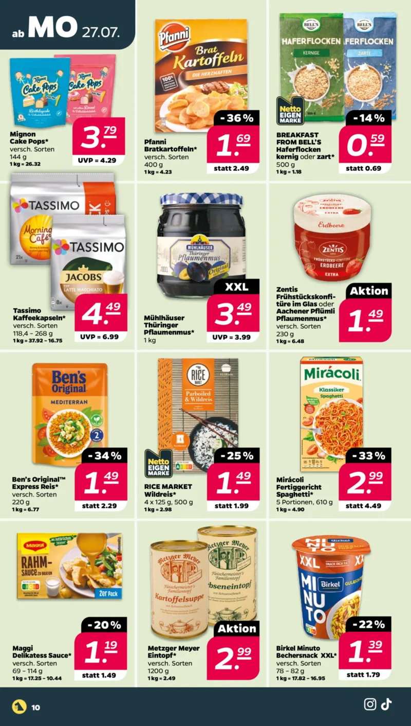 NETTO Supermarkt Prospekt vom 27.07.2026, Seite 10