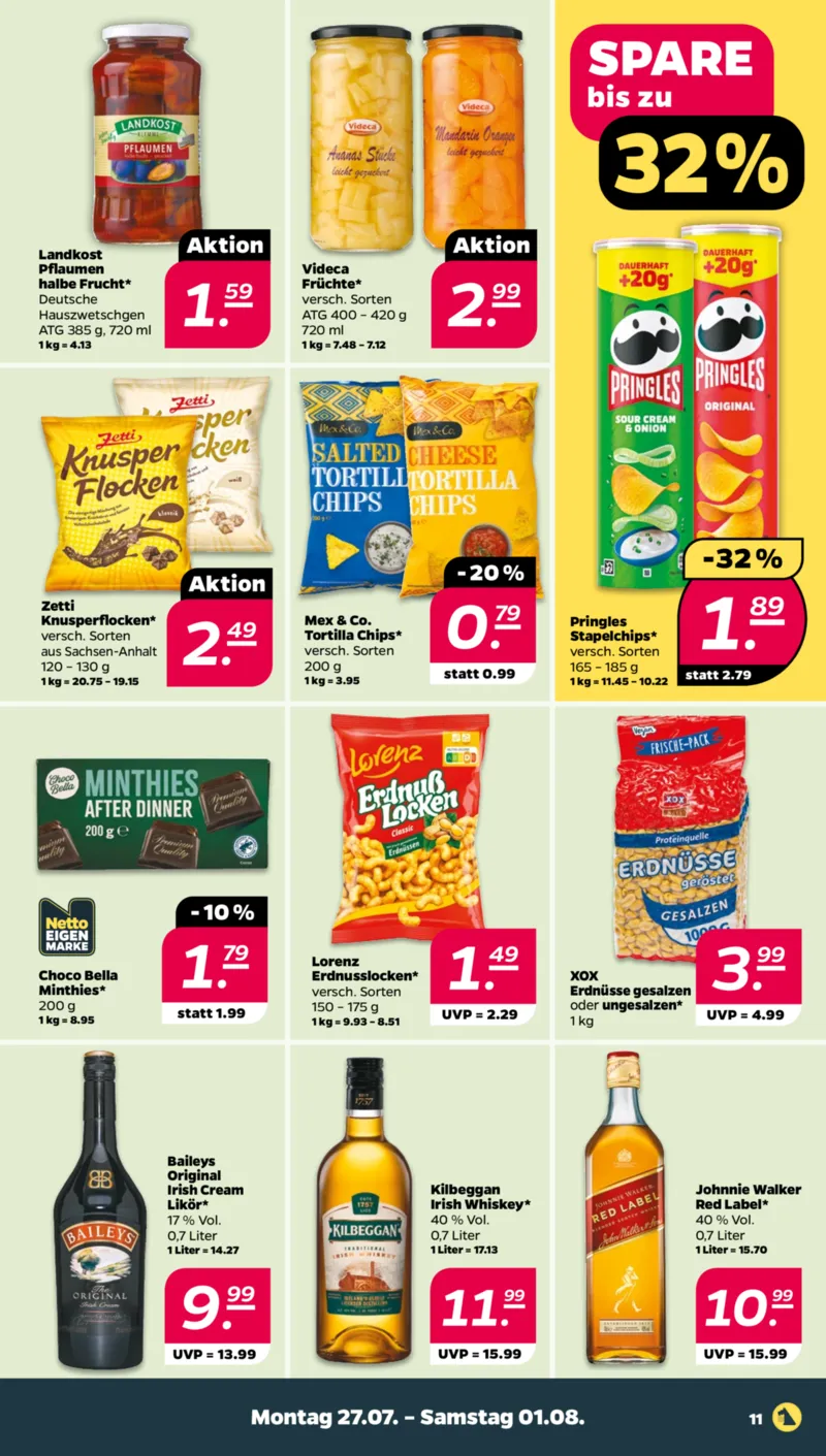 NETTO Supermarkt Prospekt vom 27.07.2026, Seite 11