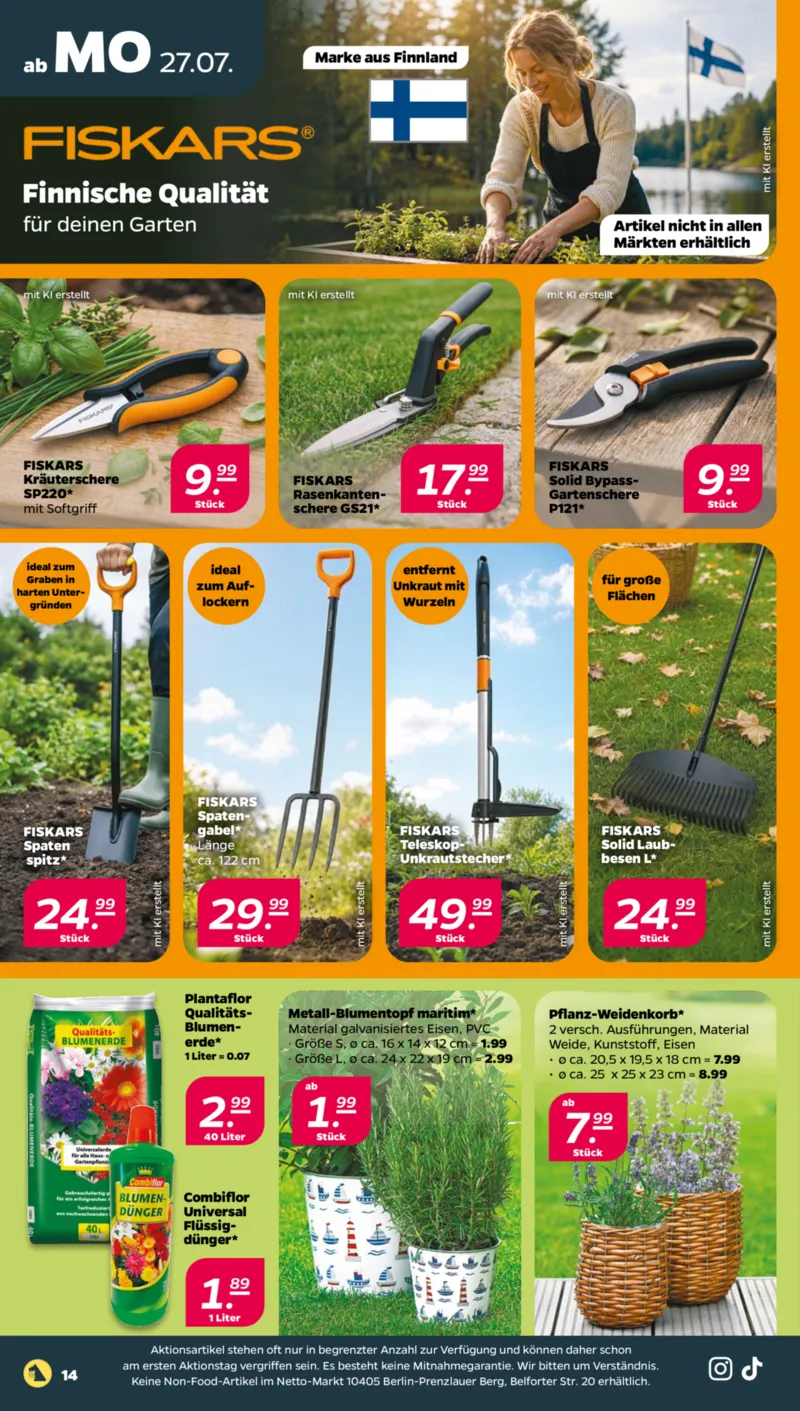 NETTO Supermarkt Prospekt vom 27.07.2026, Seite 16