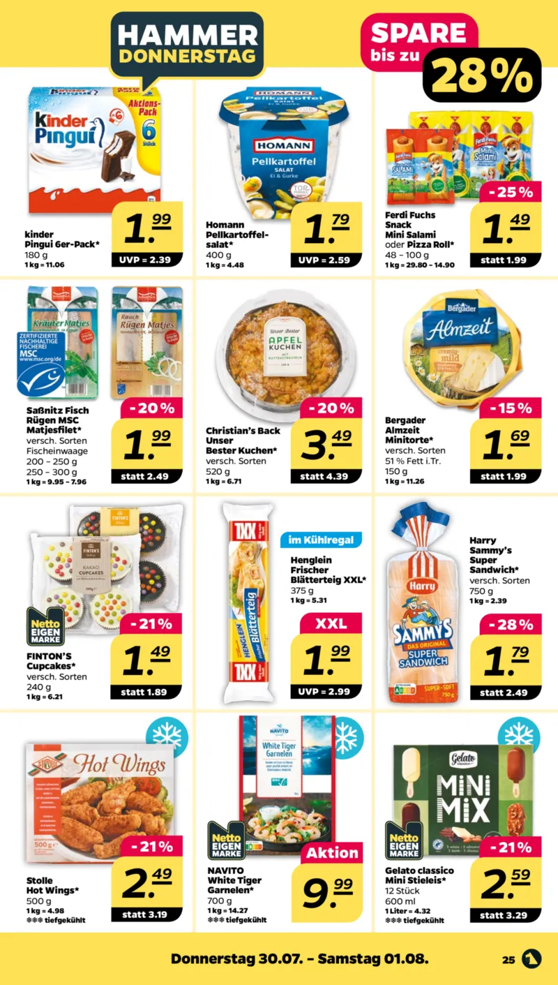 NETTO Supermarkt Prospekt vom 27.07.2026, Seite 29