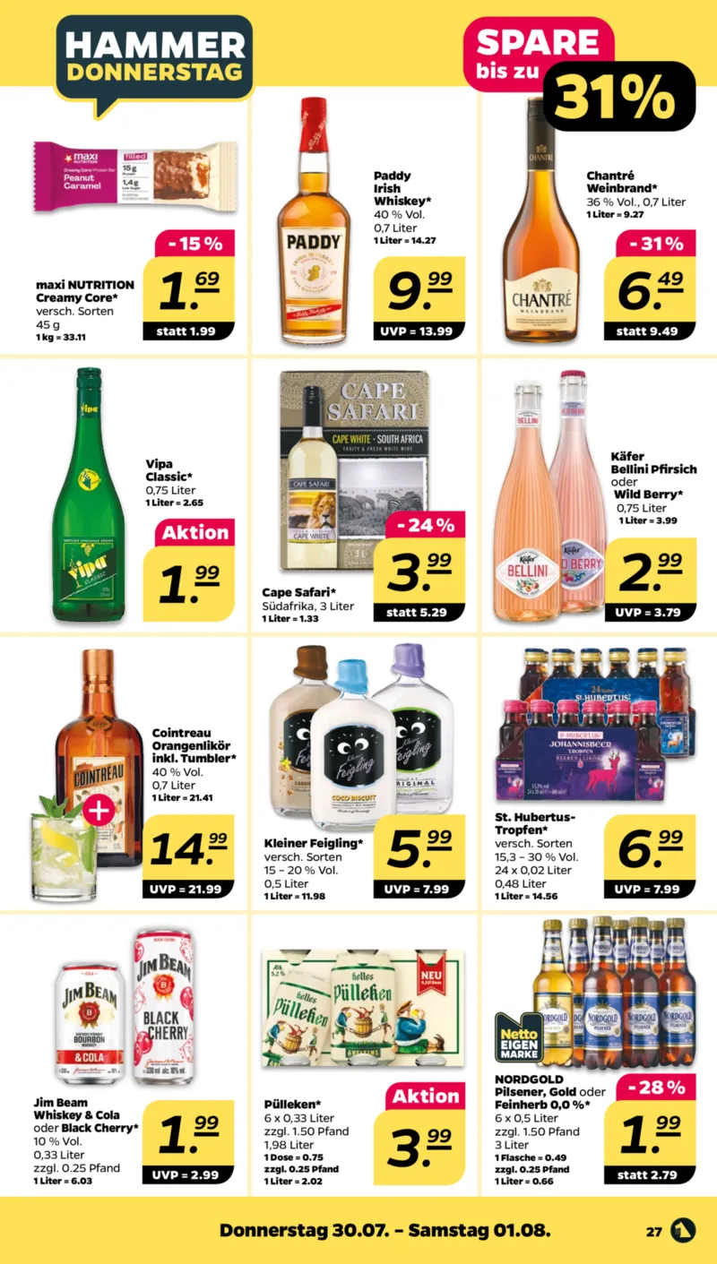 NETTO Supermarkt Prospekt vom 27.07.2026, Seite 31