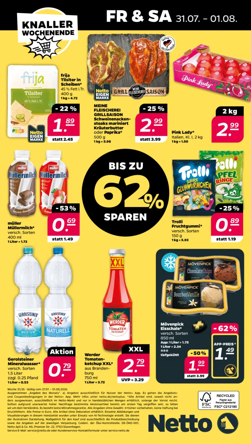 NETTO Supermarkt Prospekt vom 27.07.2026, Seite 36