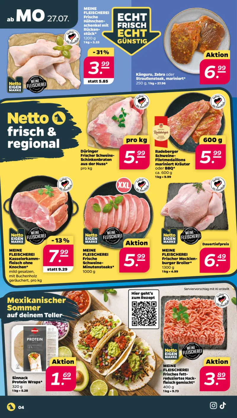NETTO Supermarkt Prospekt vom 27.07.2026, Seite 4