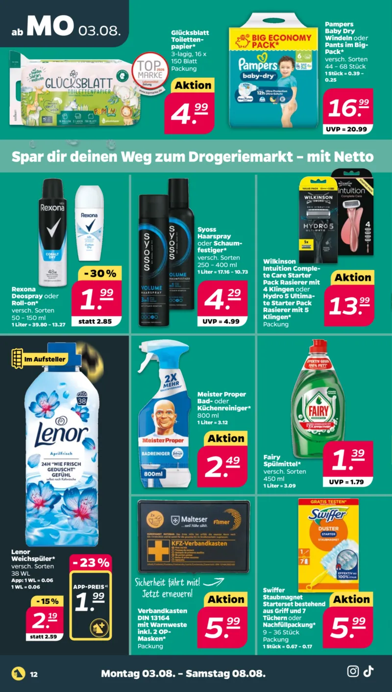NETTO Supermarkt Prospekt vom 03.08.2026, Seite 14