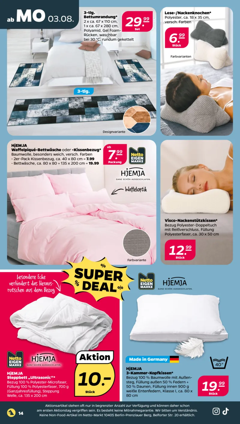 NETTO Supermarkt Prospekt vom 03.08.2026, Seite 16