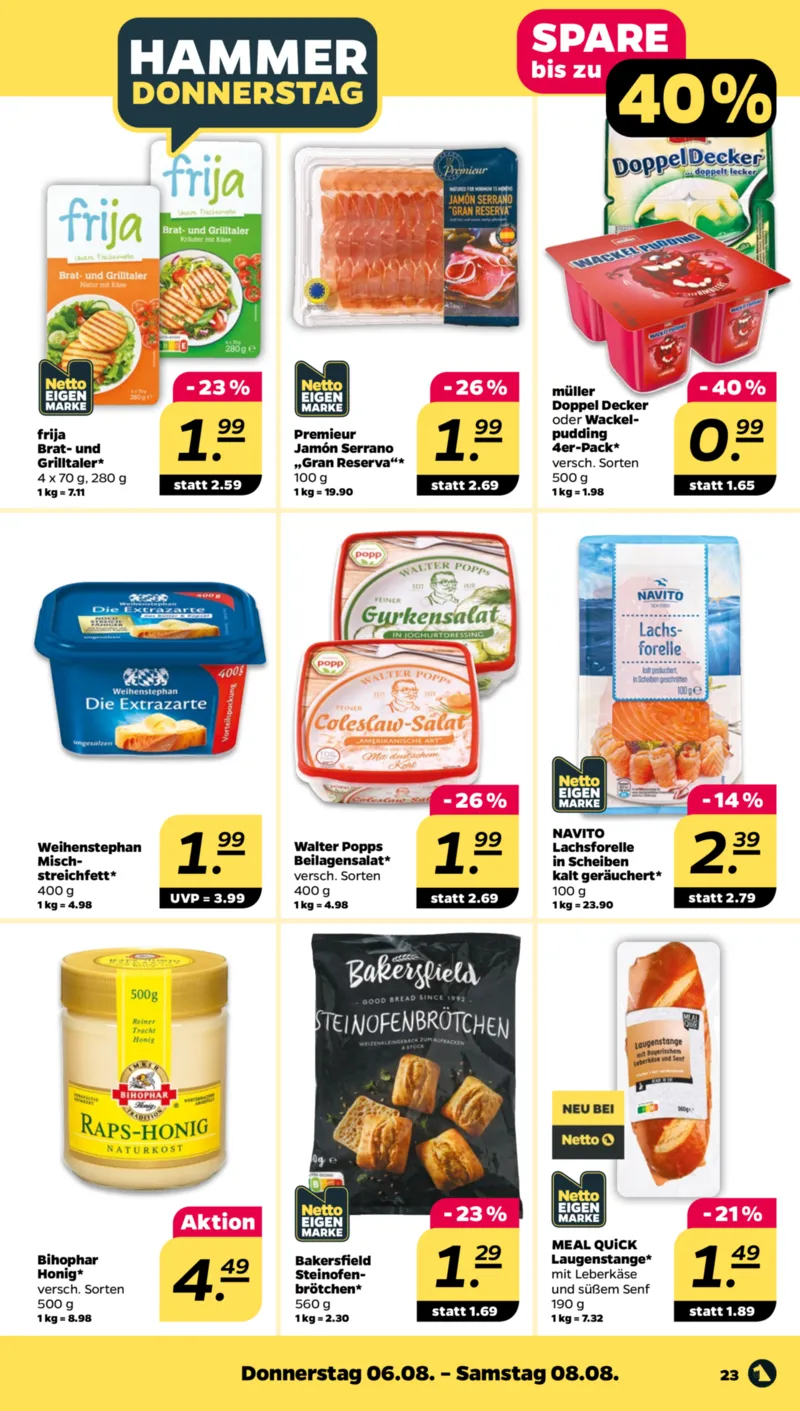 NETTO Supermarkt Prospekt vom 03.08.2026, Seite 27