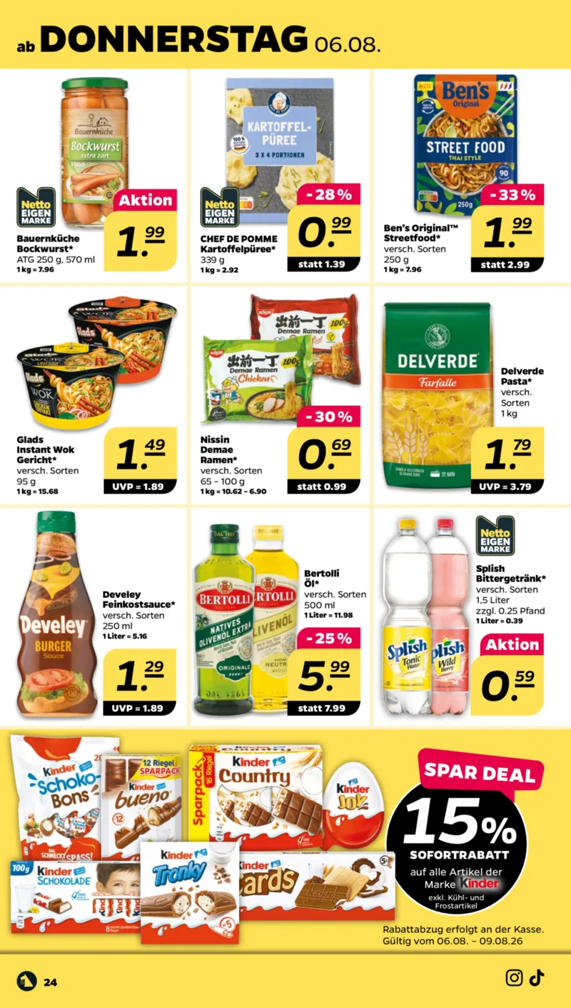 NETTO Supermarkt Prospekt vom 03.08.2026, Seite 28