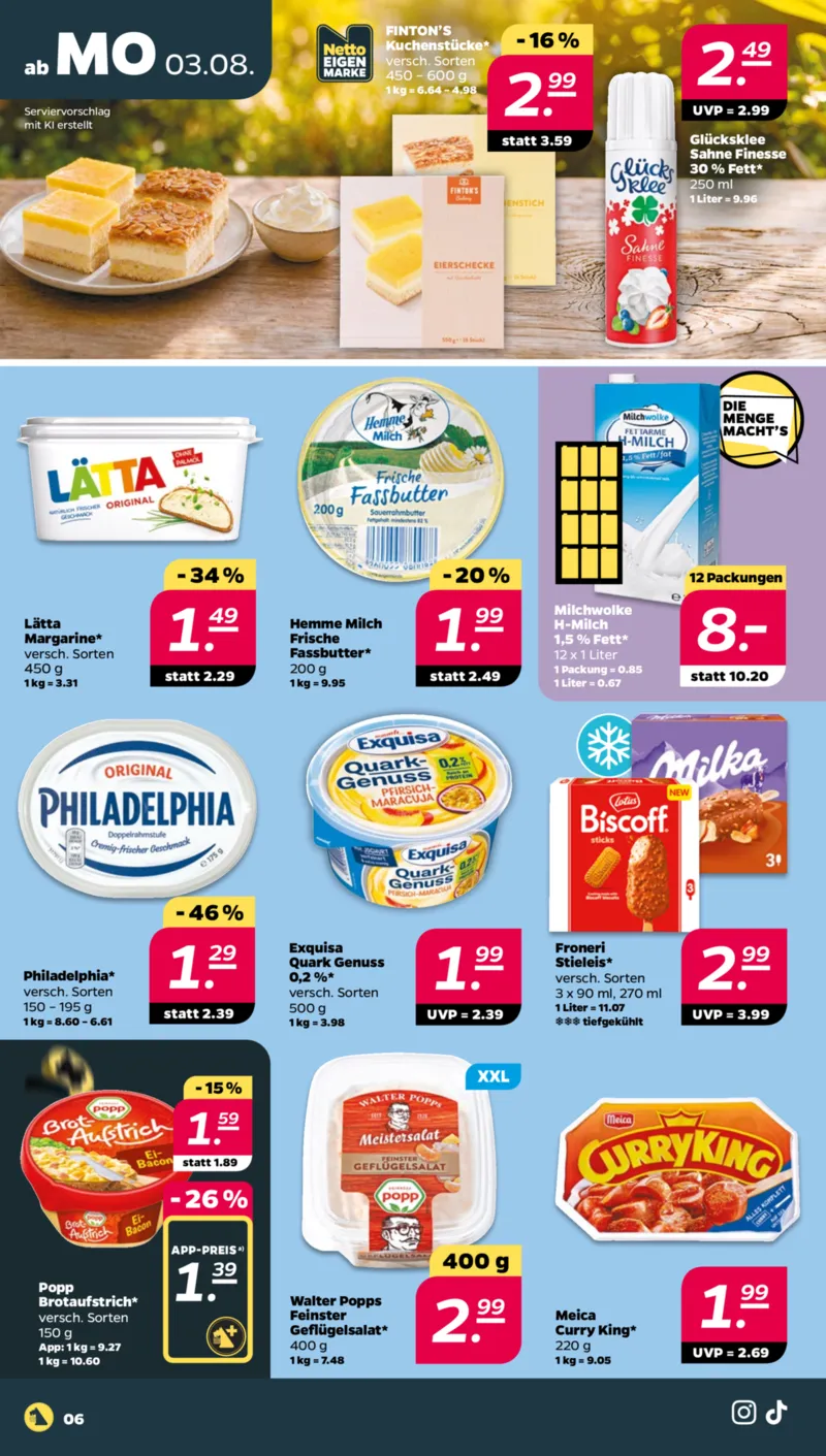 NETTO Supermarkt Prospekt vom 03.08.2026, Seite 8