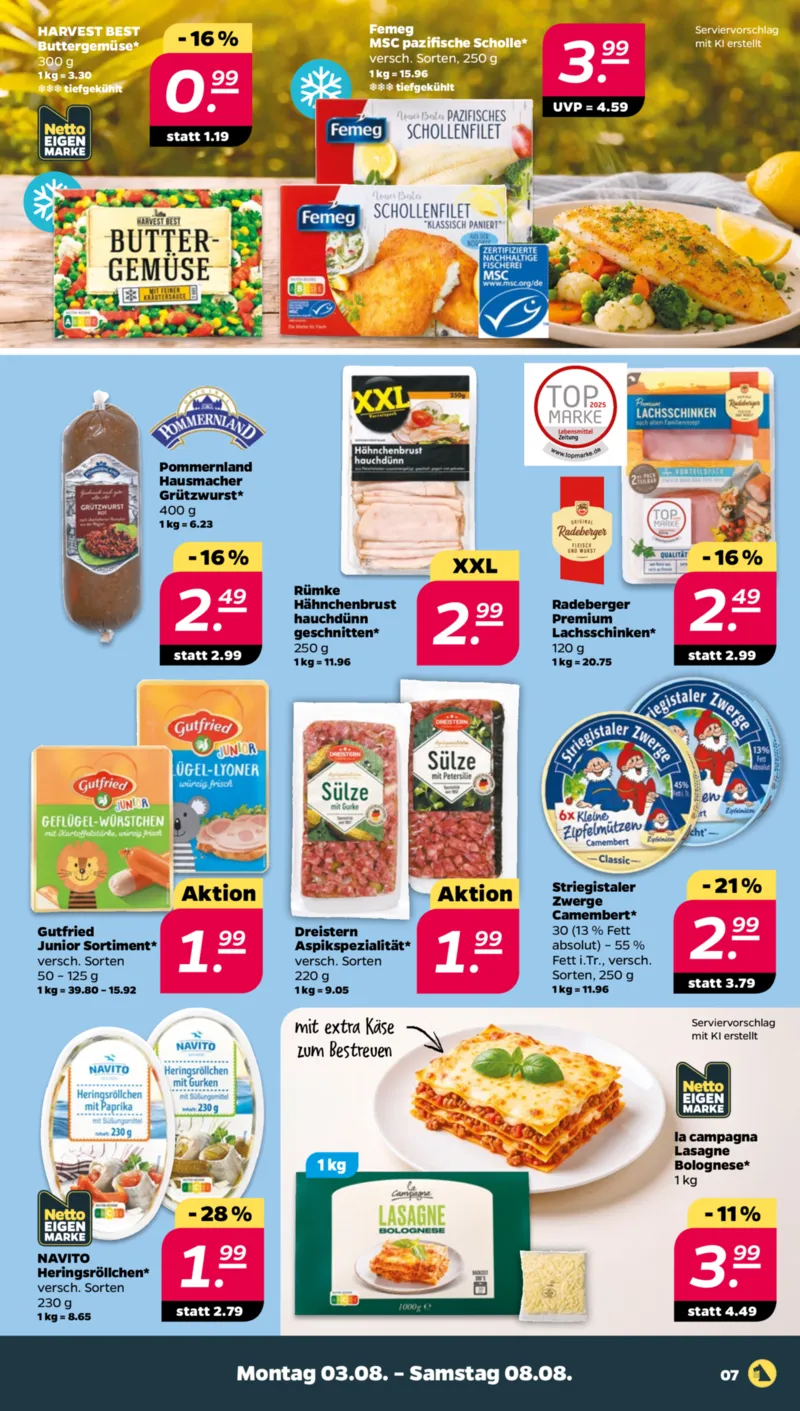 NETTO Supermarkt Prospekt vom 03.08.2026, Seite 9