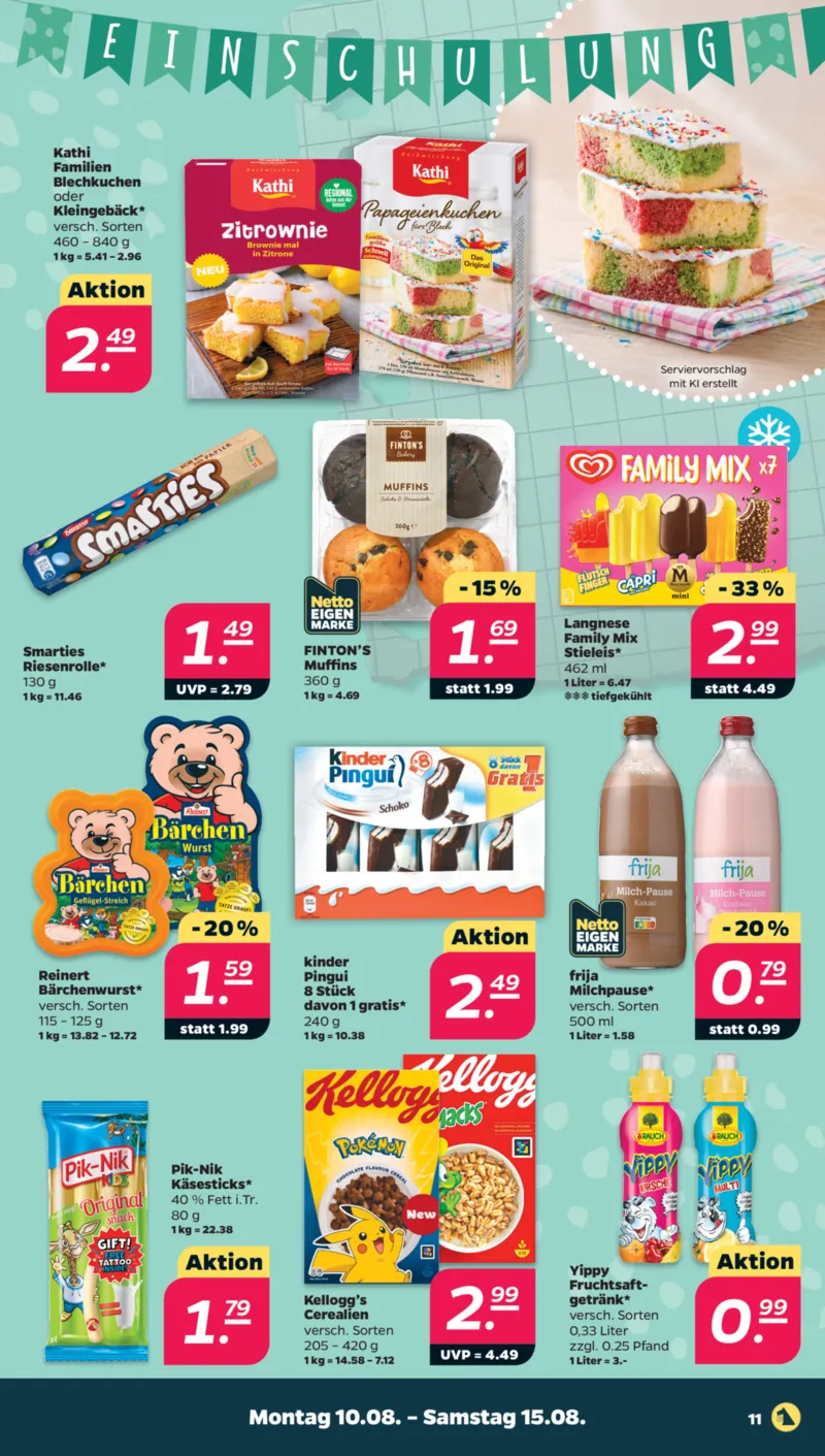 NETTO Supermarkt Prospekt vom 10.08.2026, Seite 13