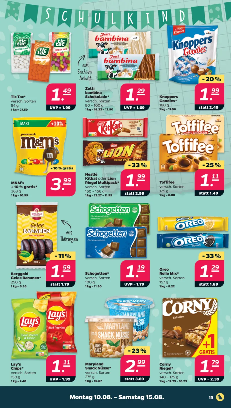 NETTO Supermarkt Prospekt vom 10.08.2026, Seite 15
