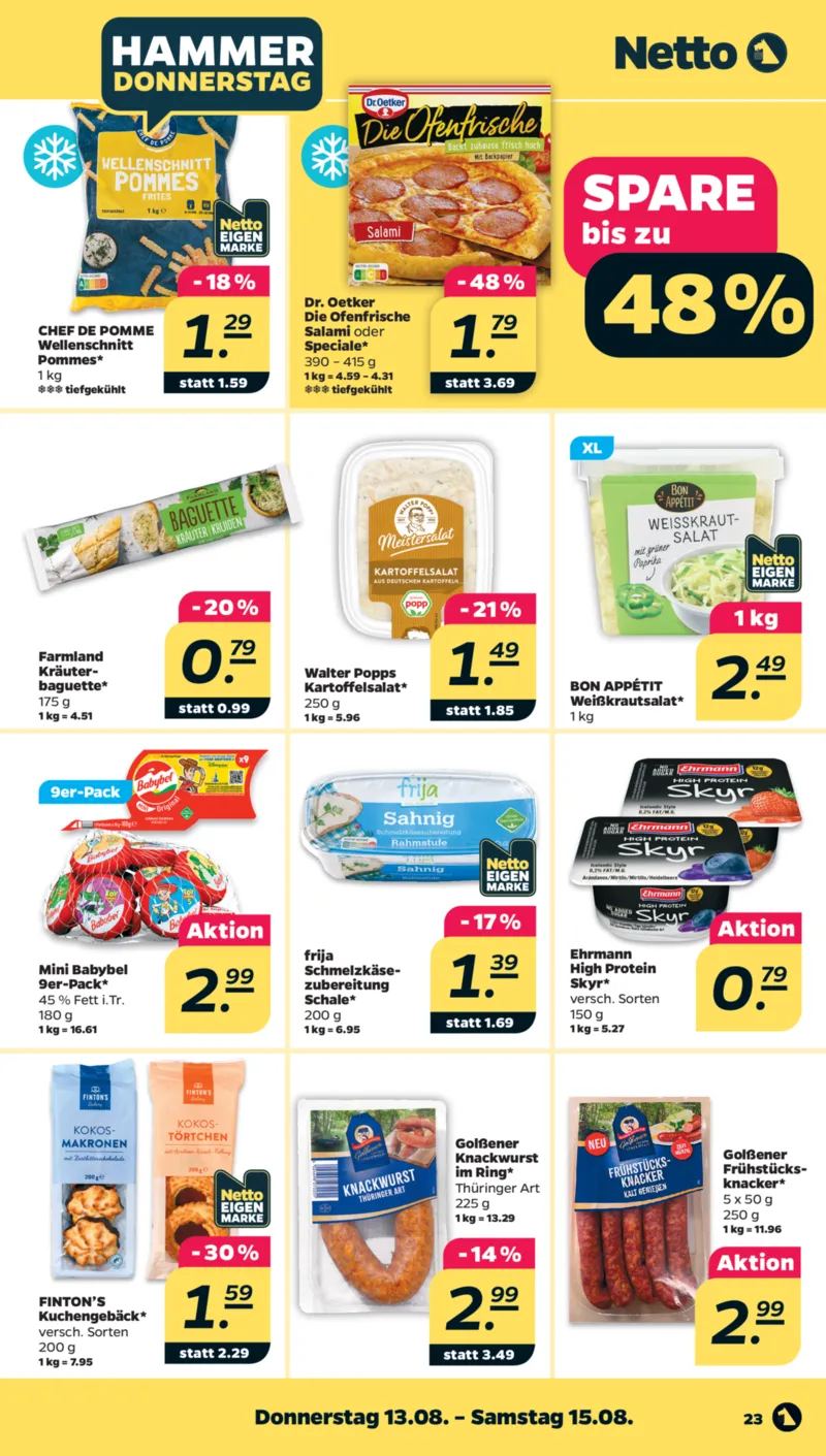 NETTO Supermarkt Prospekt vom 10.08.2026, Seite 27