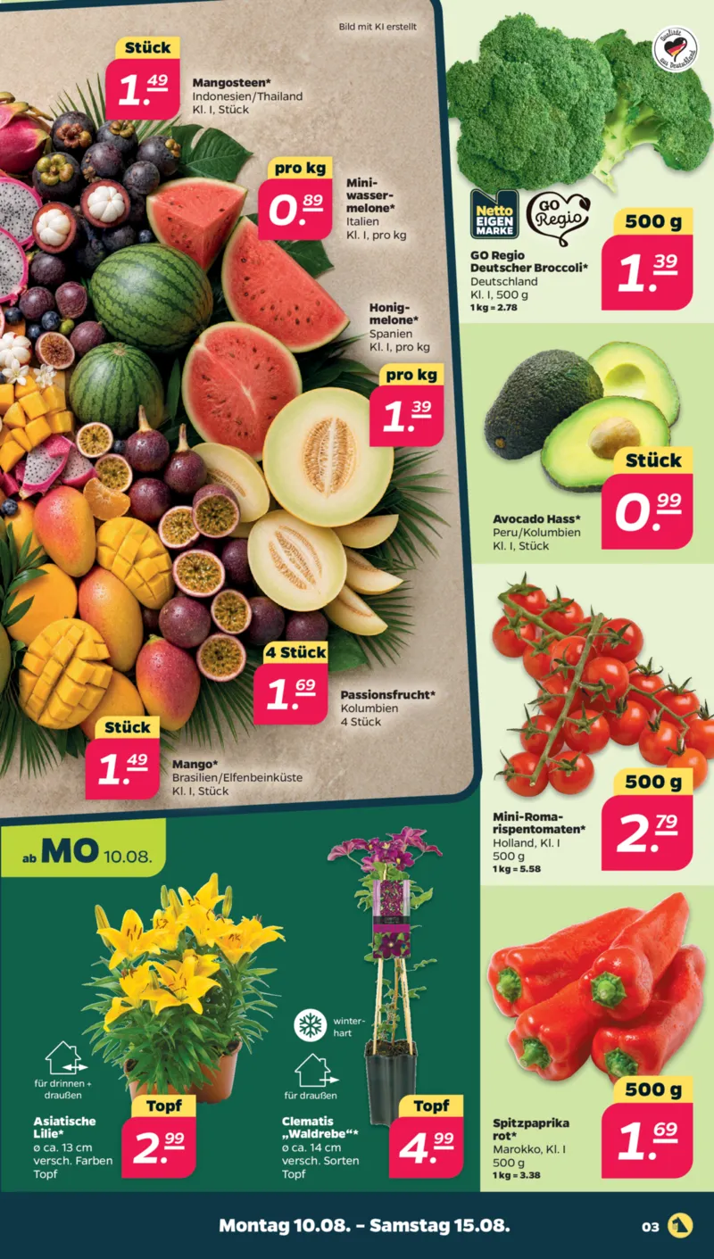 NETTO Supermarkt Prospekt vom 10.08.2026, Seite 3