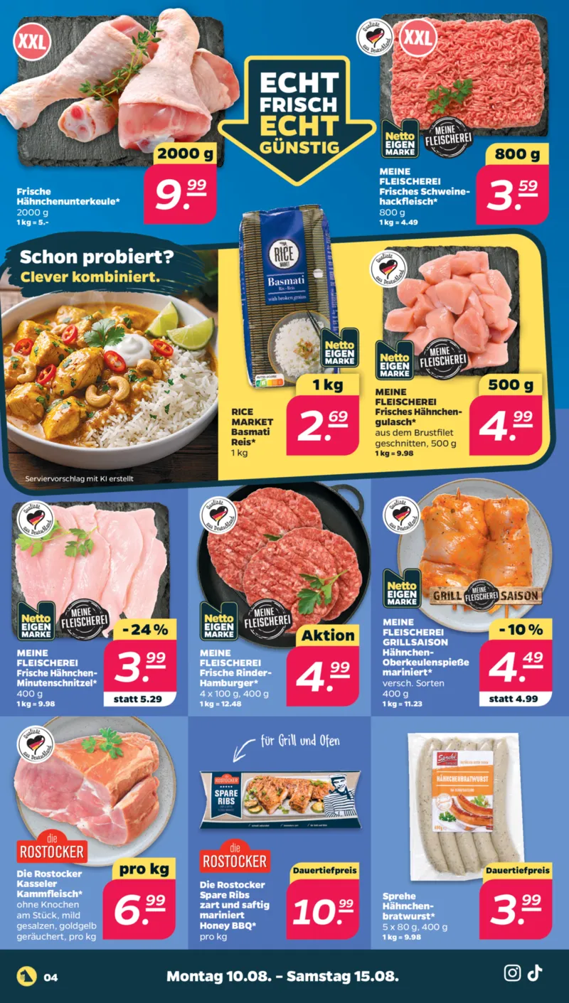 NETTO Supermarkt Prospekt vom 10.08.2026, Seite 4