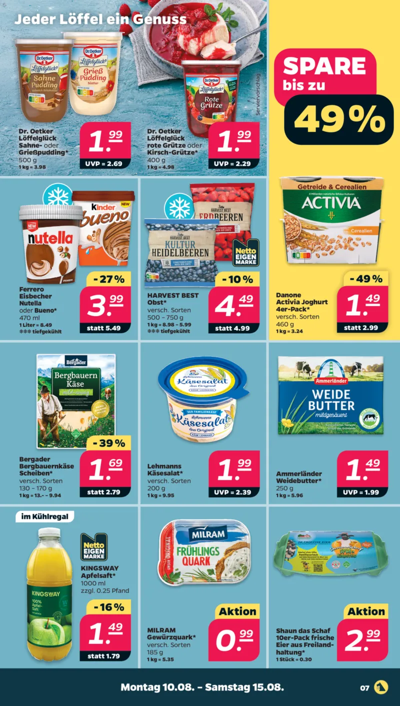 NETTO Supermarkt Prospekt vom 10.08.2026, Seite 9