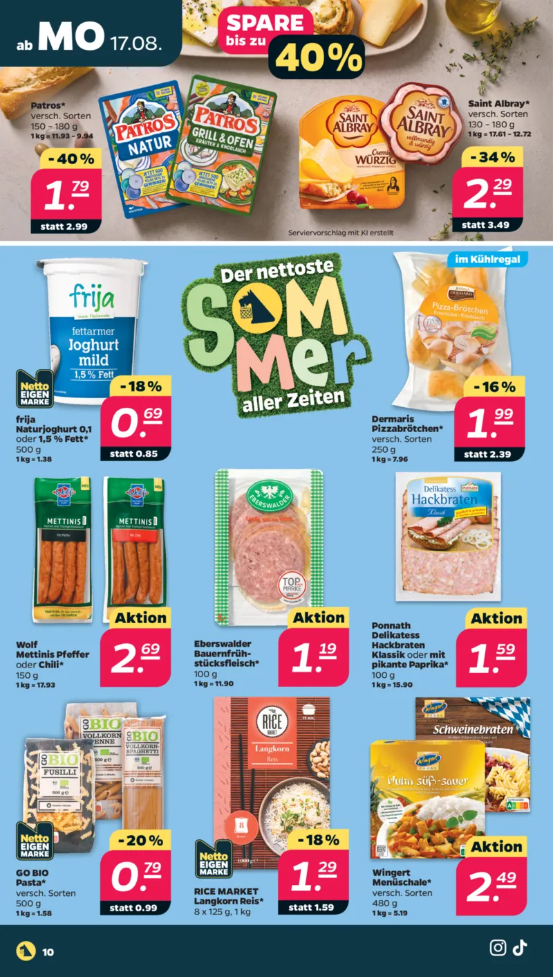NETTO Supermarkt Prospekt vom 17.08.2026, Seite 12