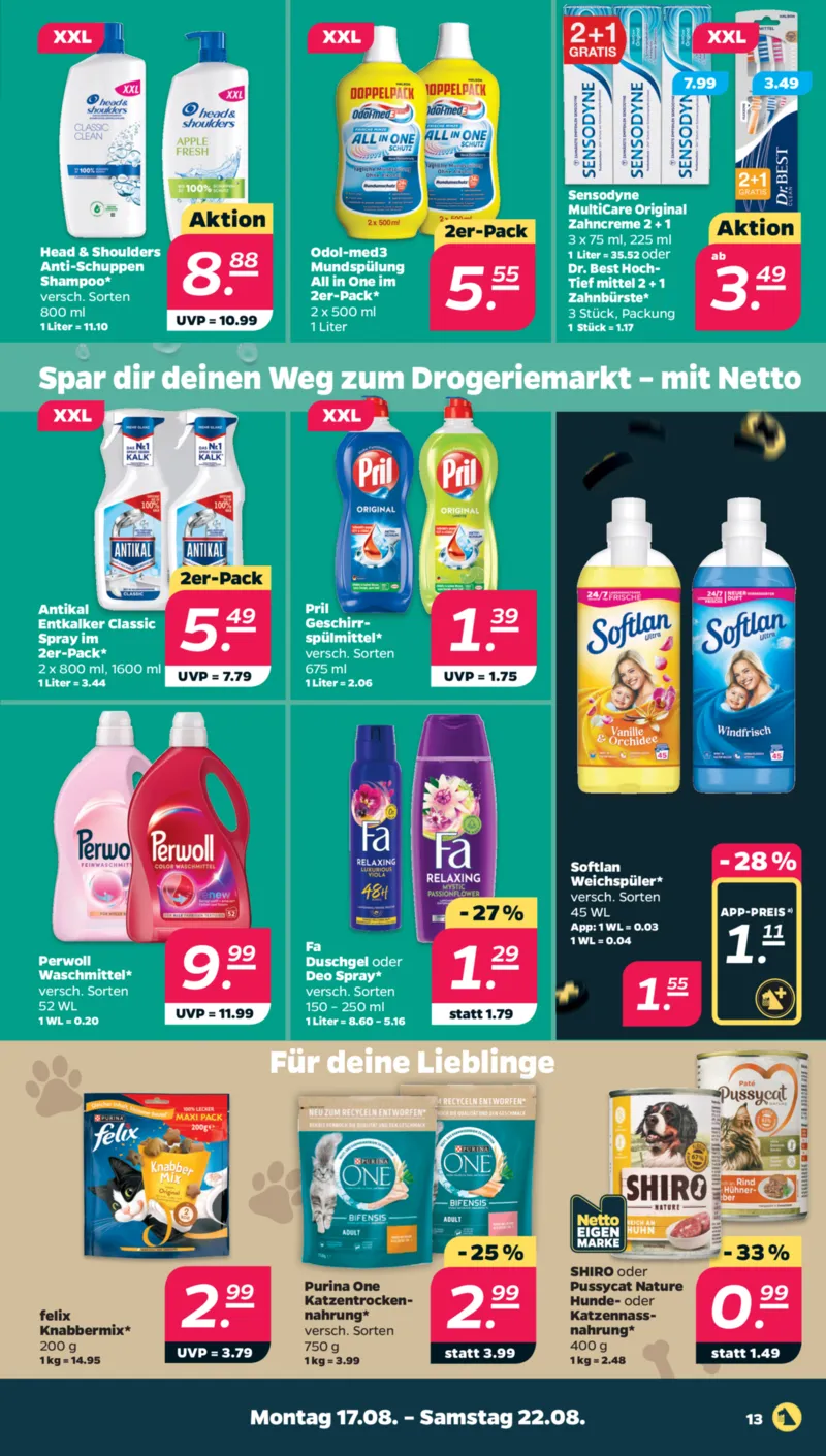 NETTO Supermarkt Prospekt vom 17.08.2026, Seite 15