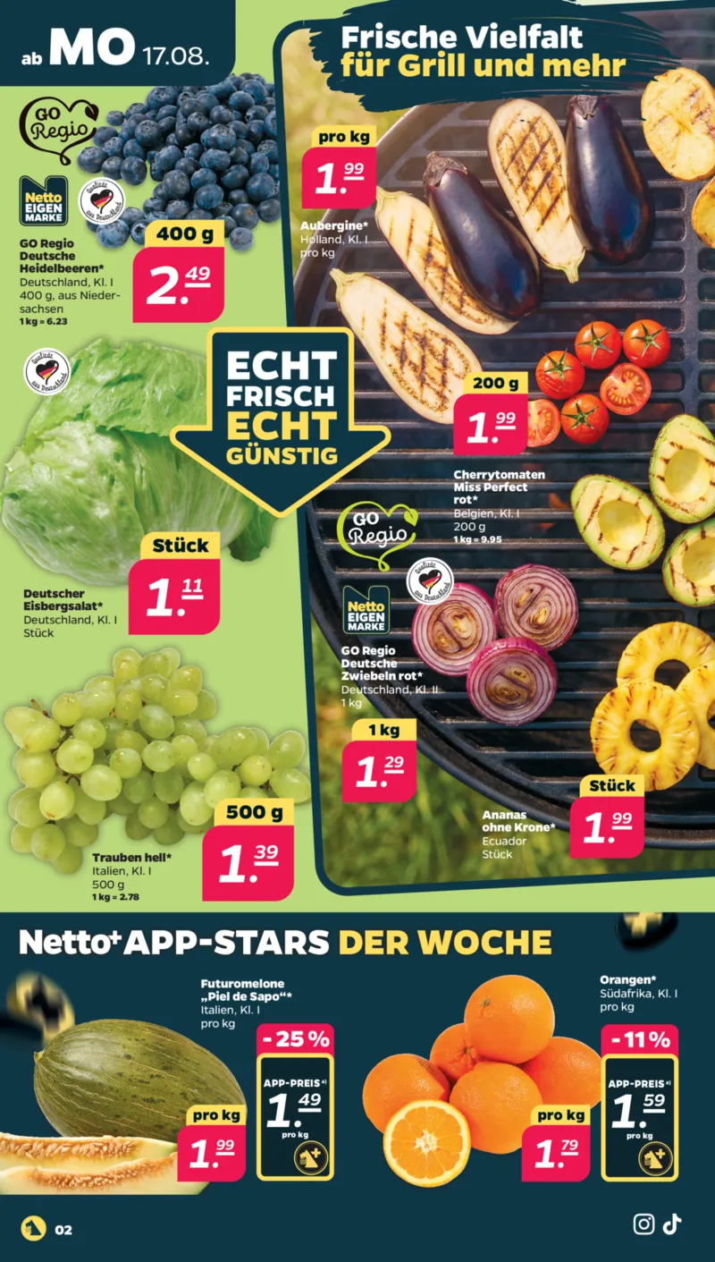 NETTO Supermarkt Prospekt vom 17.08.2026, Seite 2