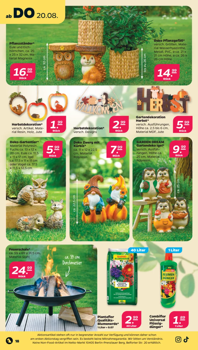 NETTO Supermarkt Prospekt vom 17.08.2026, Seite 20