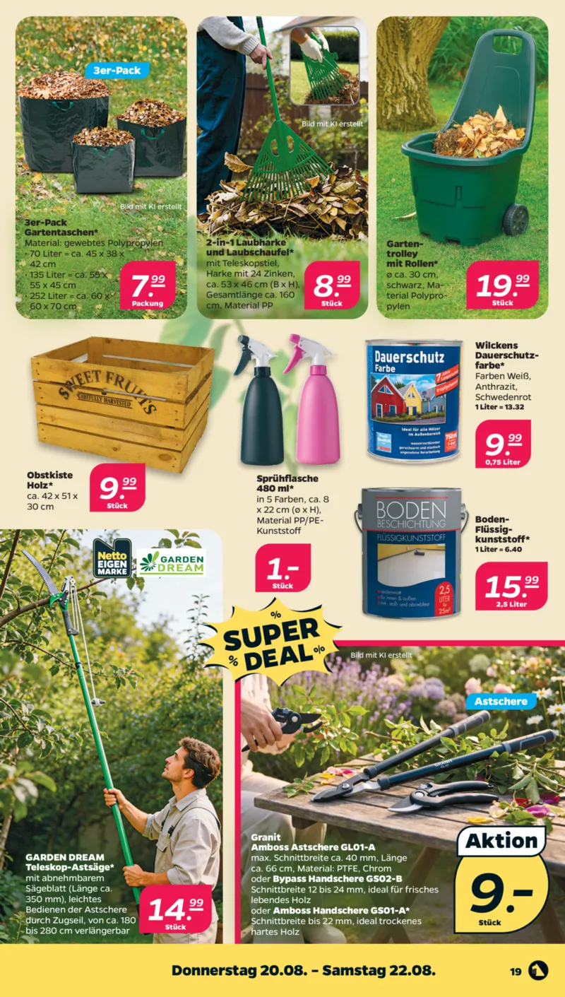 NETTO Supermarkt Prospekt vom 17.08.2026, Seite 21