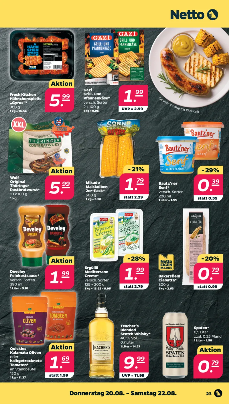 NETTO Supermarkt Prospekt vom 17.08.2026, Seite 27
