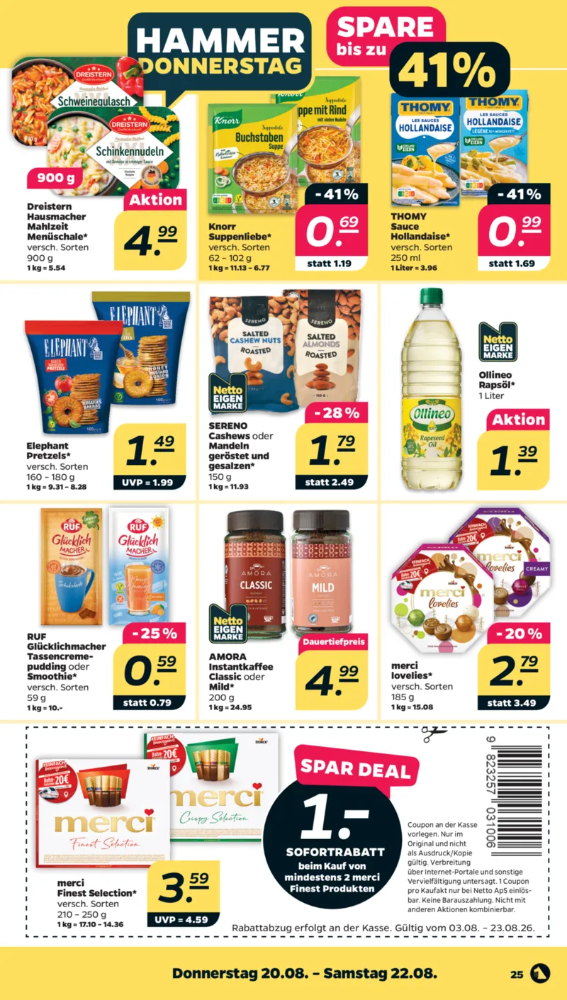 NETTO Supermarkt Prospekt vom 17.08.2026, Seite 29