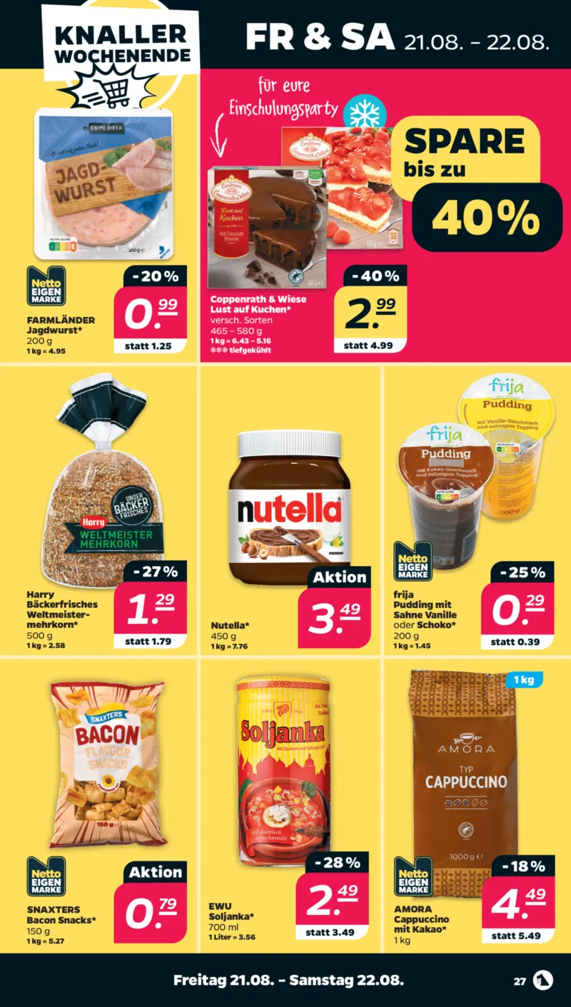 NETTO Supermarkt Prospekt vom 17.08.2026, Seite 31