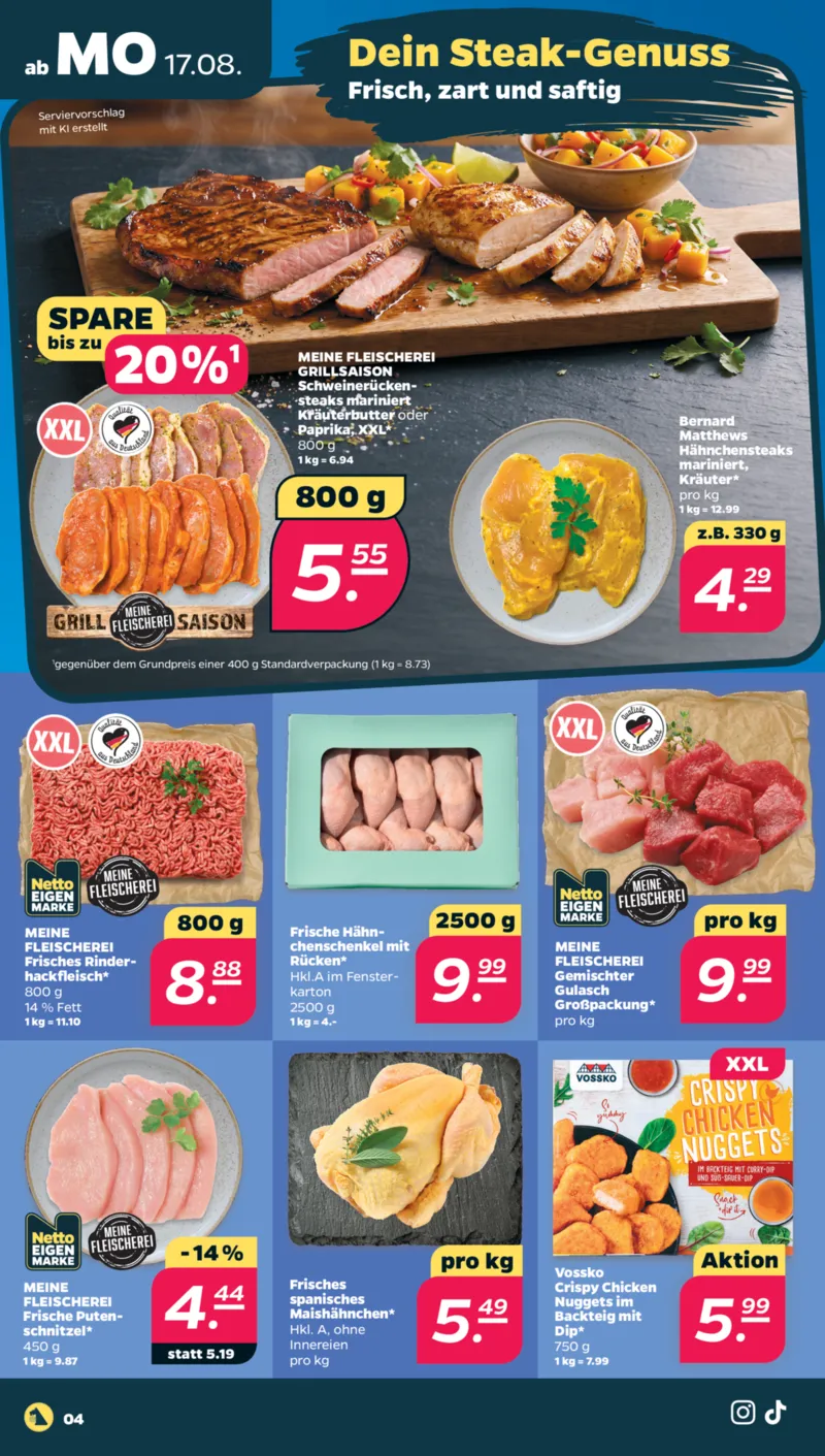 NETTO Supermarkt Prospekt vom 17.08.2026, Seite 6