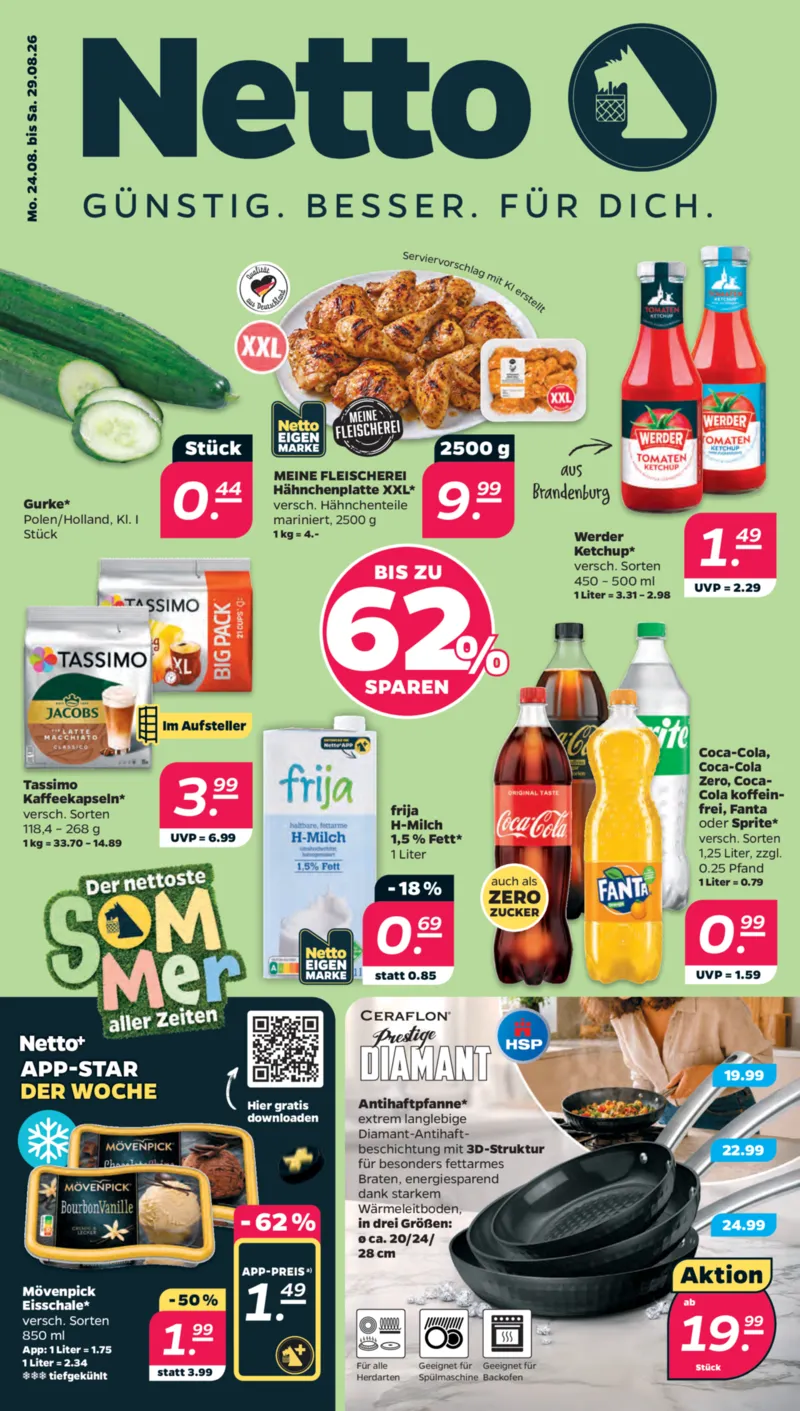 NETTO Supermarkt Prospekt vom 24.08.2026, Seite 1
