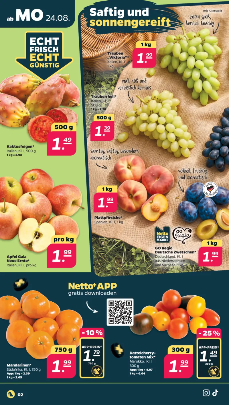 NETTO Supermarkt Prospekt vom 24.08.2026, Seite 2