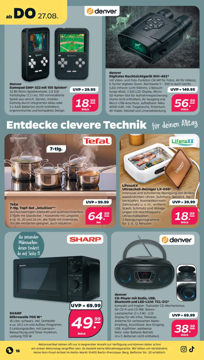 NETTO Supermarkt Prospekt vom 24.08.2026, Seite 20