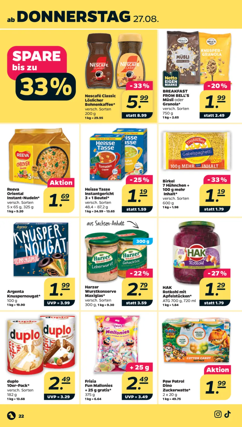 NETTO Supermarkt Prospekt vom 24.08.2026, Seite 26