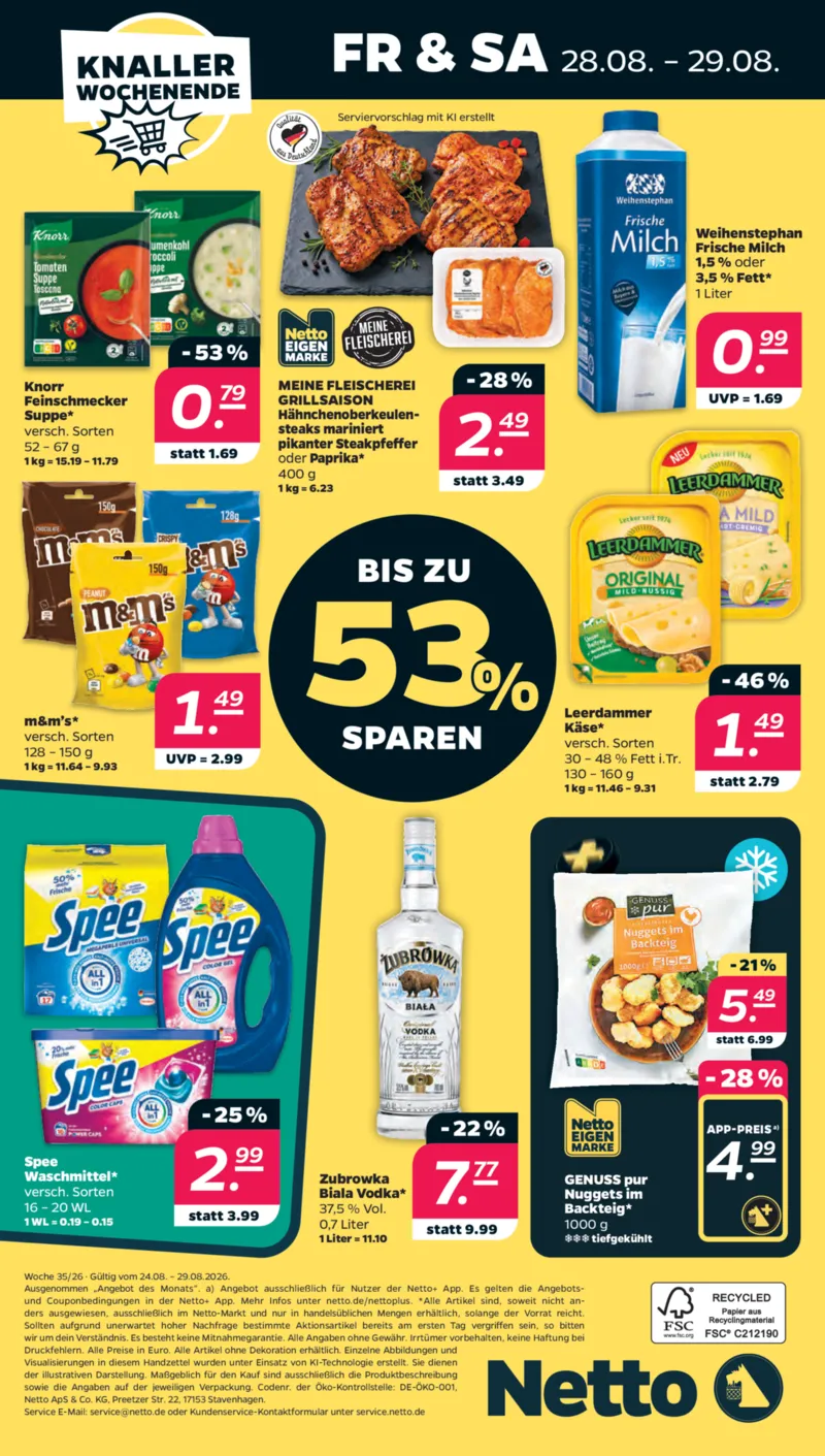 NETTO Supermarkt Prospekt vom 24.08.2026, Seite 32