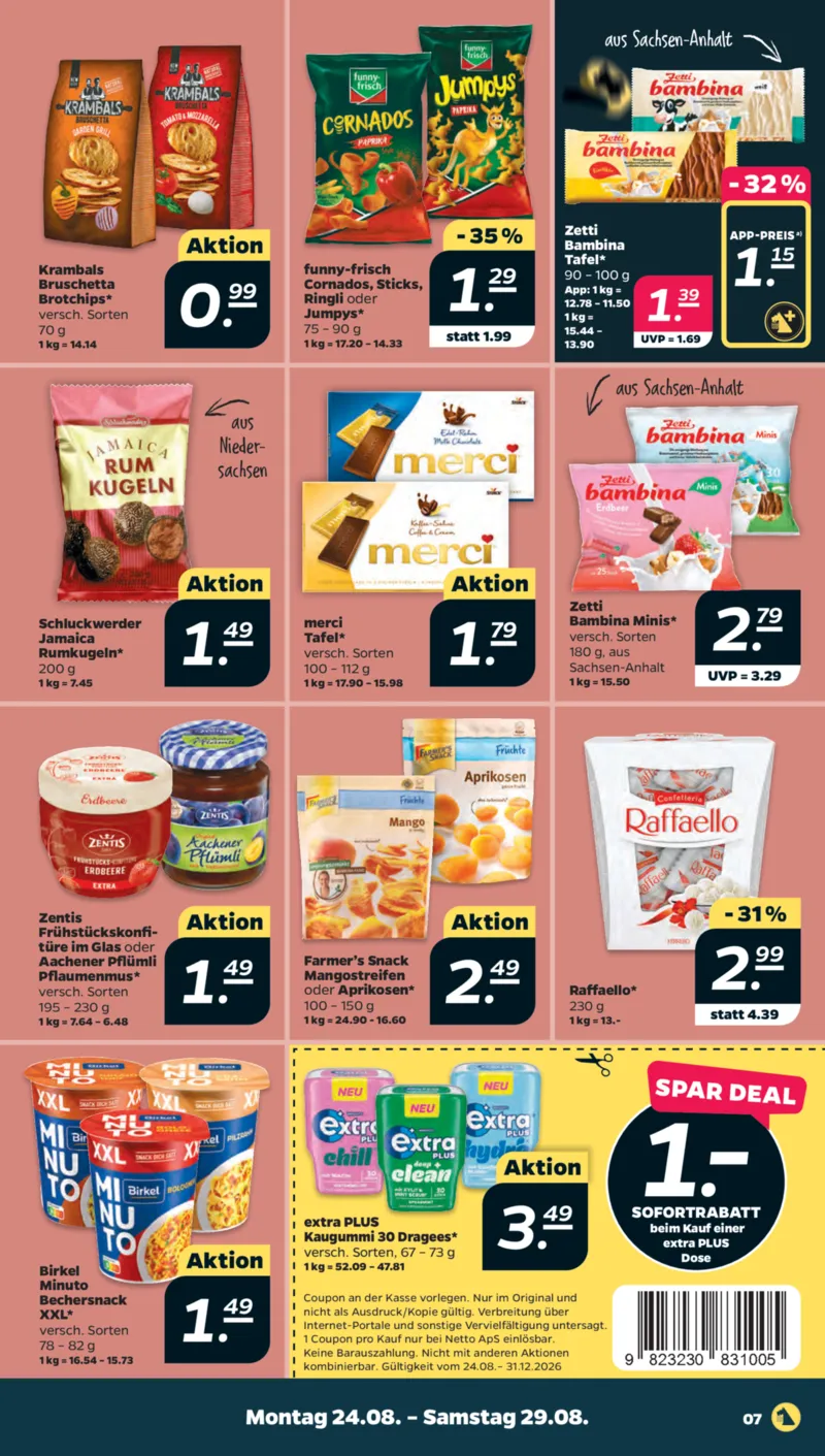 NETTO Supermarkt Prospekt vom 24.08.2026, Seite 9