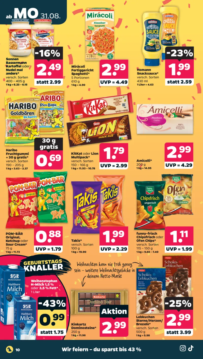 NETTO Supermarkt Prospekt vom 31.08.2026, Seite 12
