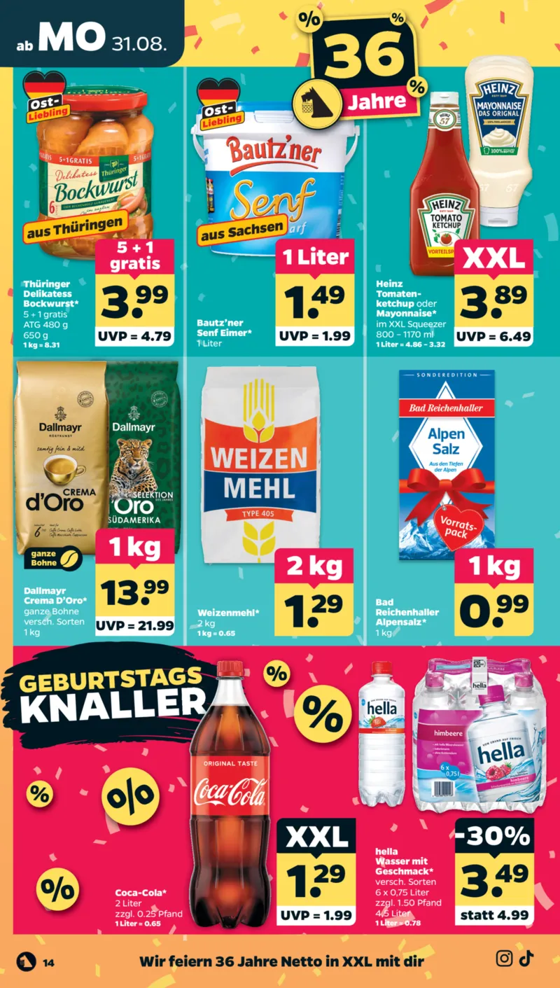 NETTO Supermarkt Prospekt vom 31.08.2026, Seite 16