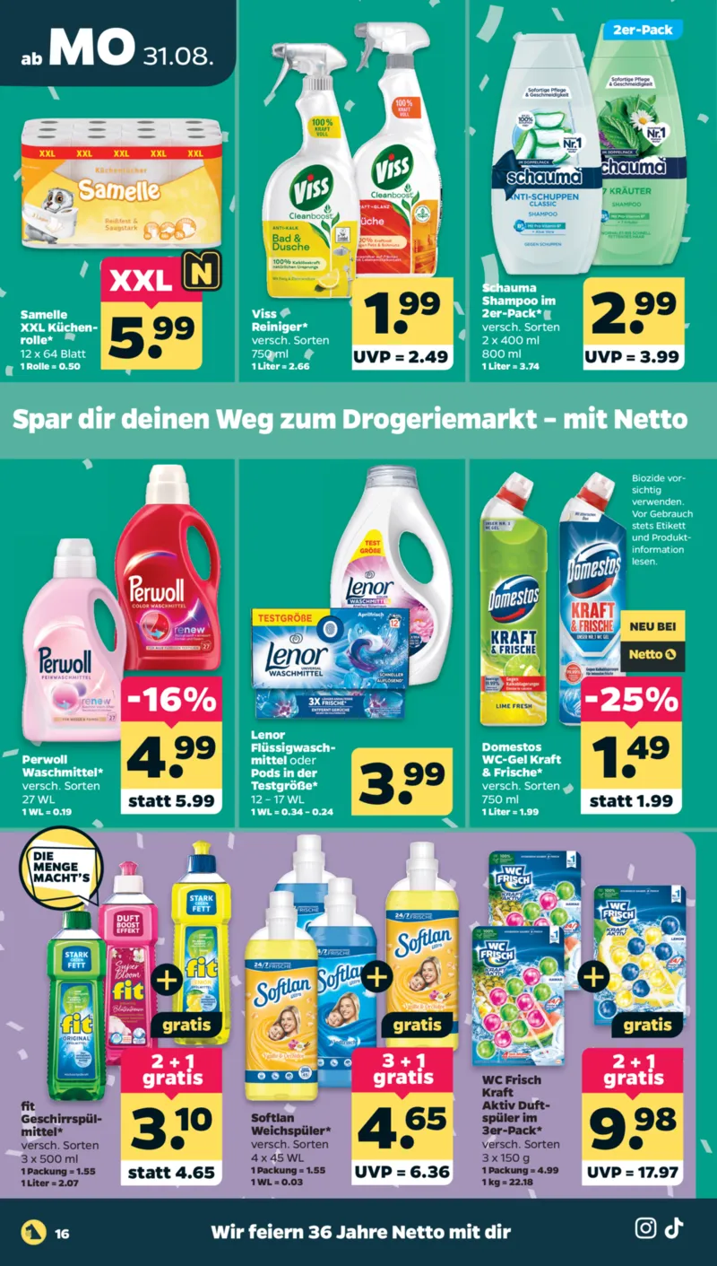 NETTO Supermarkt Prospekt vom 31.08.2026, Seite 18